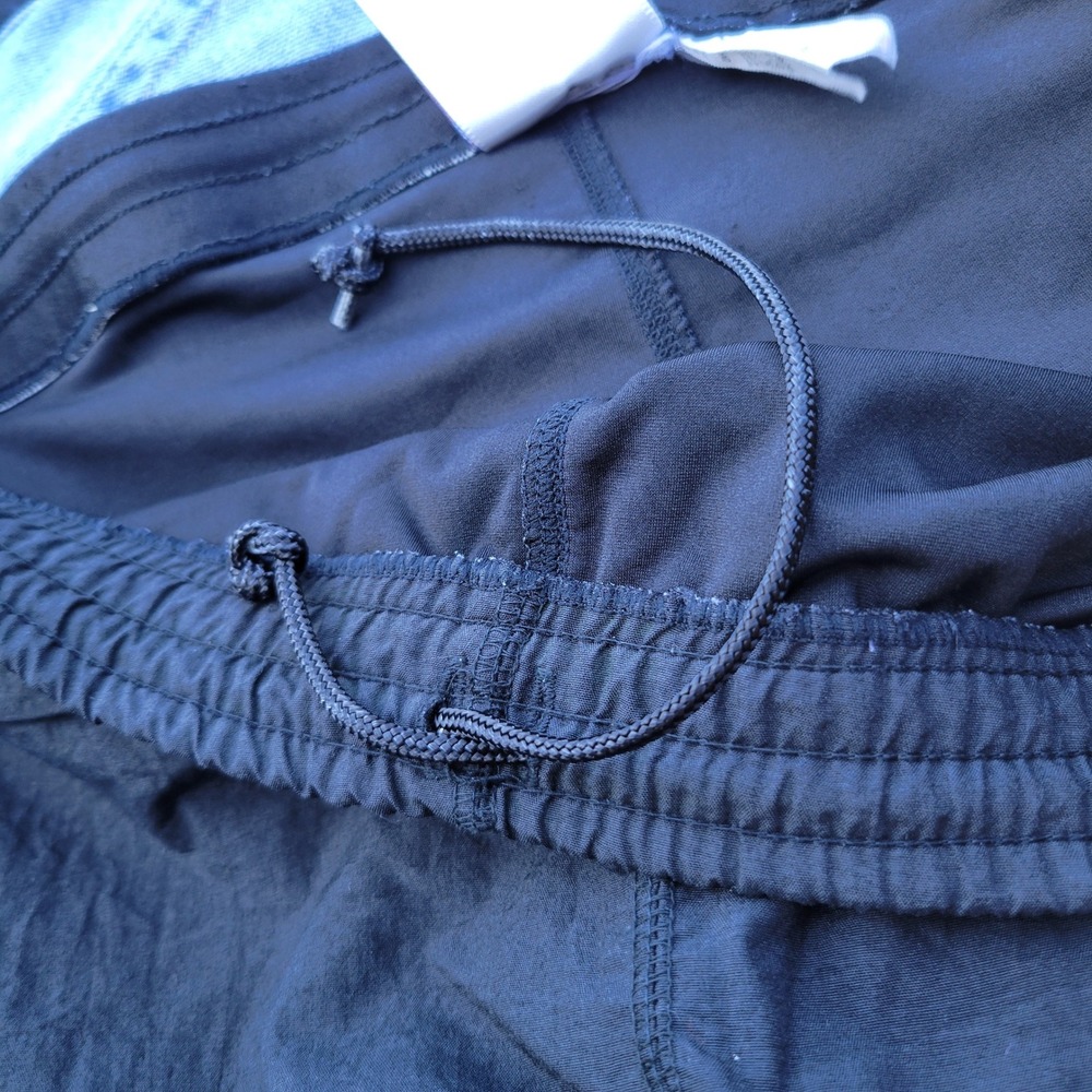 Vintage Nike International Running Pants Tights Black Sz M Streetwear Gorpcore - Picture 9 of 11